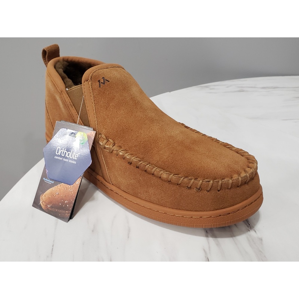 NEW NO BOX SZ 11 Mykos Brandon BROWN SLIP ON BOOTIE SLIPPER HOUSE SHOE OUTDOOR